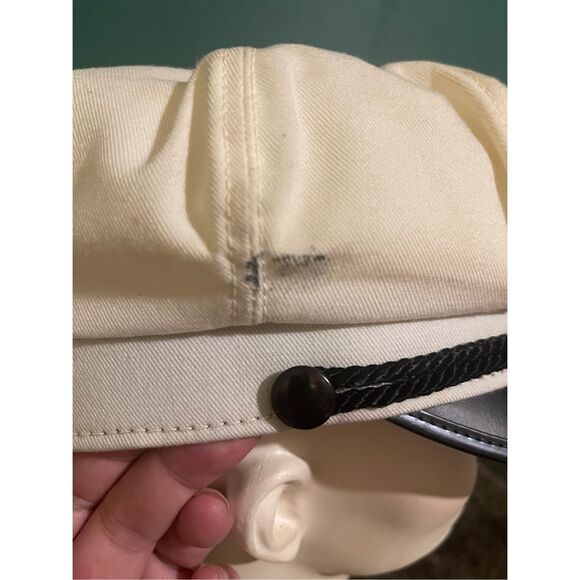 Vintage White Harley Davidson Cap Hat Large Made in USA - Picture 7 of 13